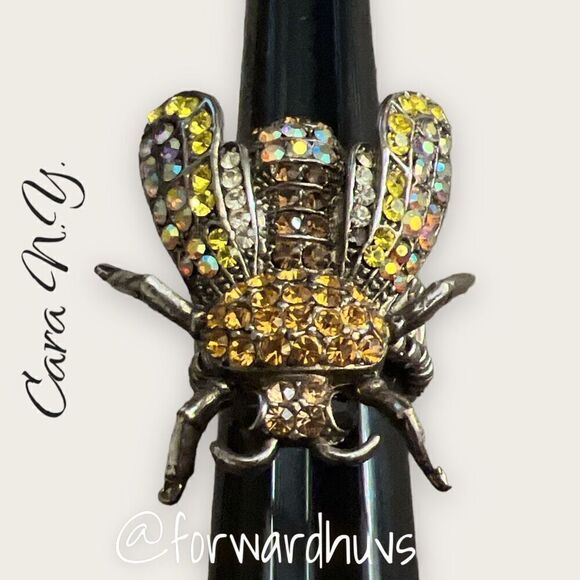 Cara NY Bumblebee Stretch Ring Size 7 - 12 - Picture 7 of 10